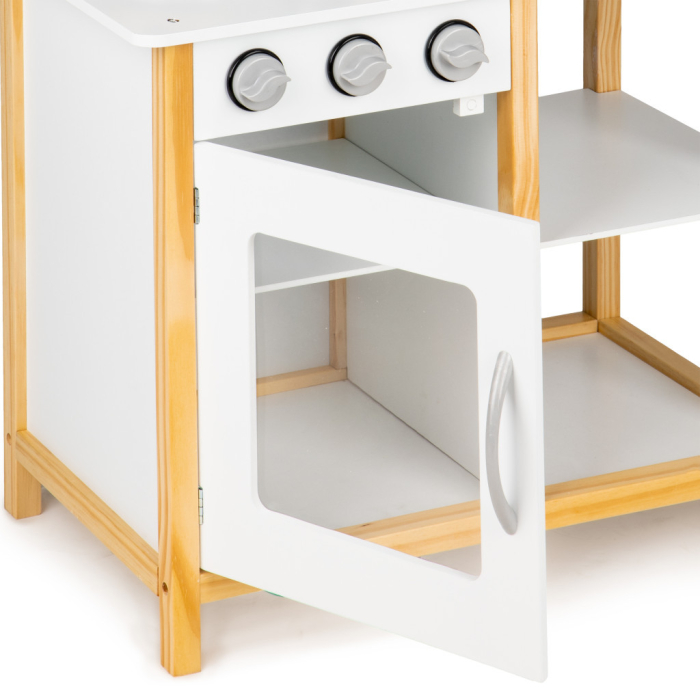 Homelux Bucătărie pentru copii din lemn cu cuptor alb [4]