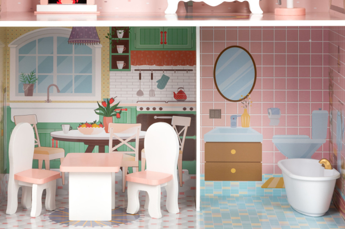 Homelux Casa de păpuși Barbie cu mobilier [7]