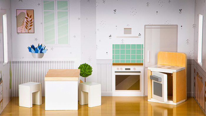 Homelux Casa de păpuși din lemn 3 etaje [8]