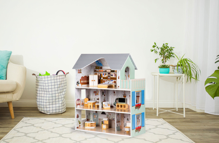 Homelux Casa de păpuși Emma cu mobilier de reședință [2]