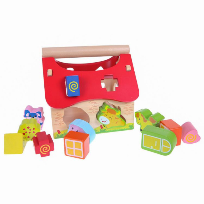 Homelux Casă de potrivire a formei cu animale de fermă, 12 bucăți [8]