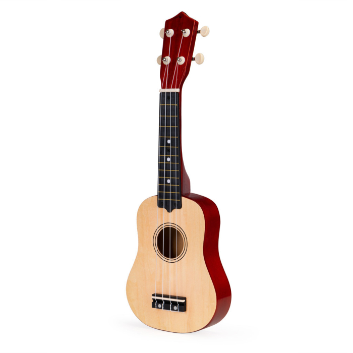 Homelux Chitară ukulele din lemn pentru copii cu 4 corzi de nylon [3]