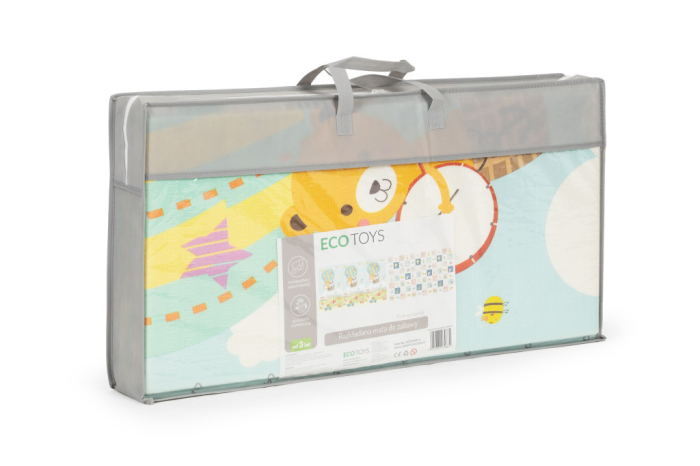 Homelux Covoraș de joacă educațional cu pungă pliabilă cu două fețe [6]