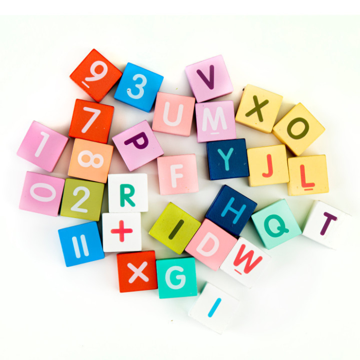 Homelux Cuburi de antrenament din lemn oraș cu covor de joacă [8]