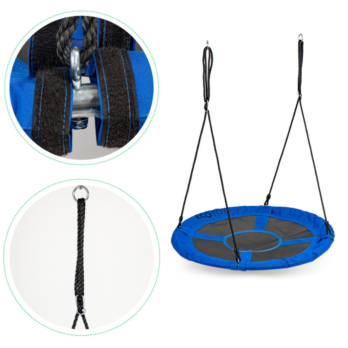 Homelux Cuib de grădină leagăn 100 cm albastru [9]