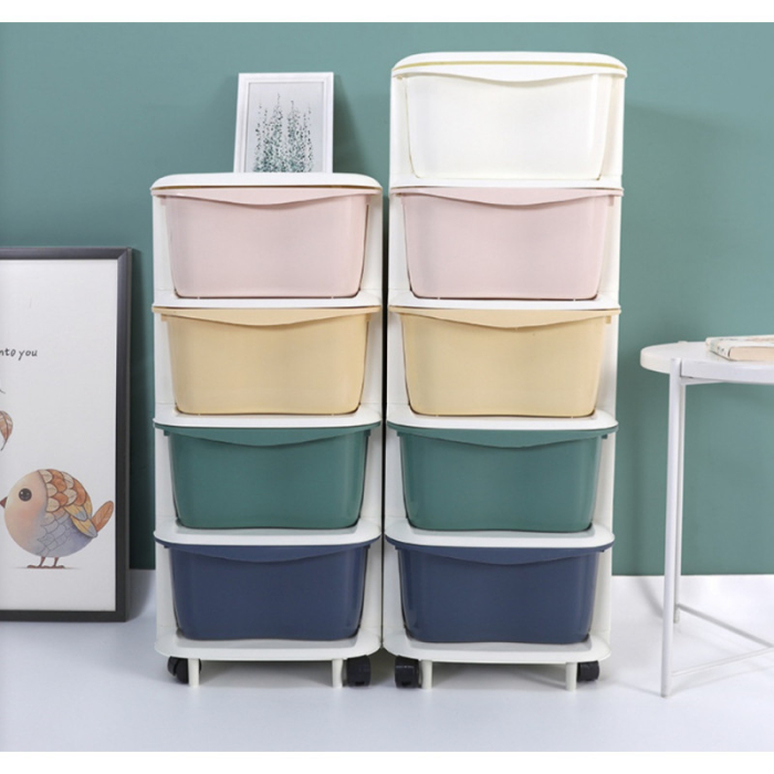 Homelux Depozit de jucării rulant cu sertare 37x38x97 cm [3]