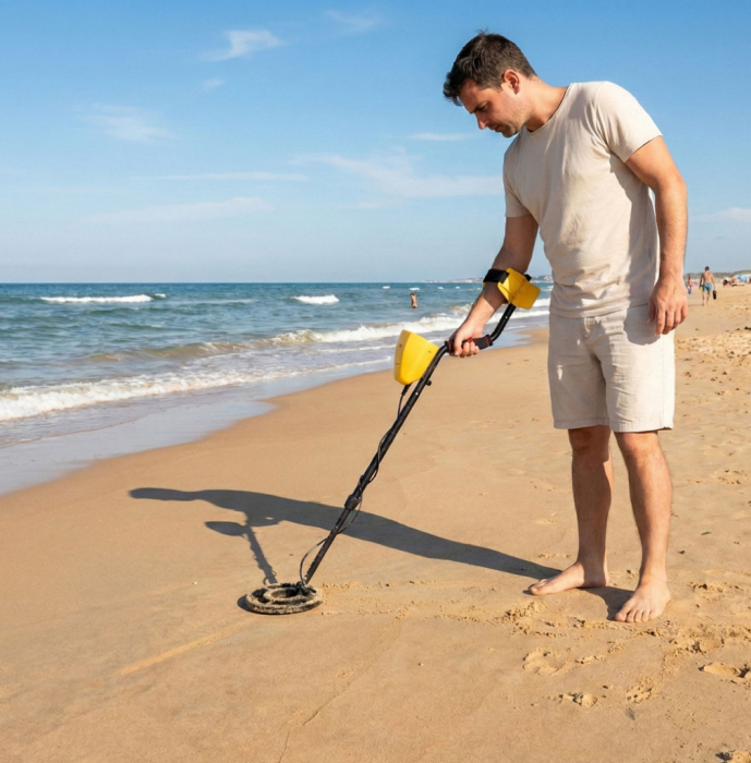 Homelux Detector de metale cu 3 moduri, afișaj LCD [2]