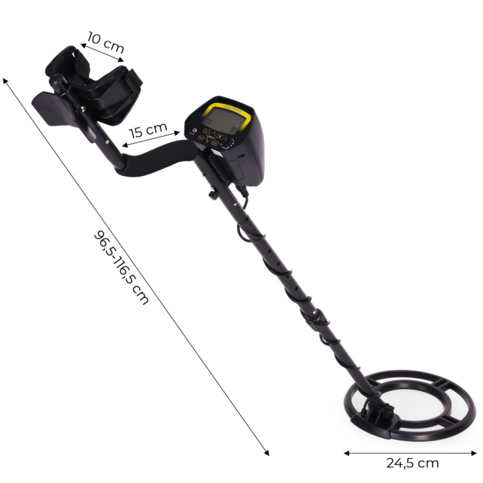 Homelux Detector de metale cu 3 moduri, afișaj LCD [10]