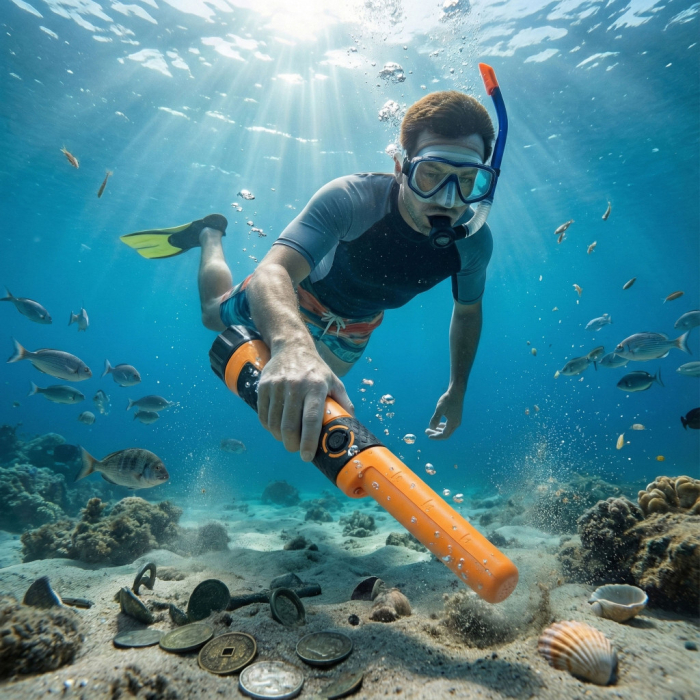 Homelux Detector de metale portabil impermeabil cu lumină LED [3]