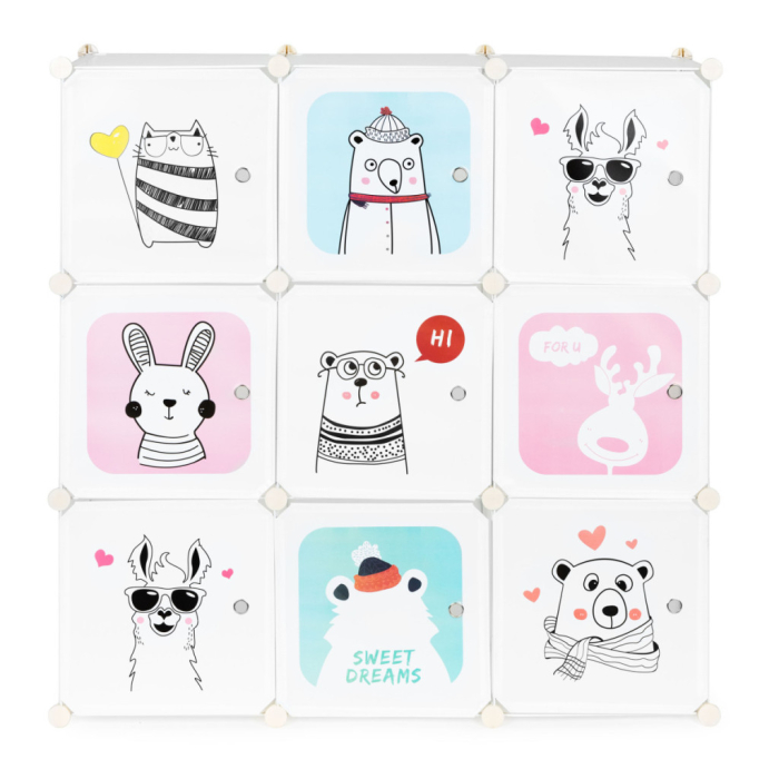 Homelux Dulap de depozitare jucării animale 109x37x109 cm [2]