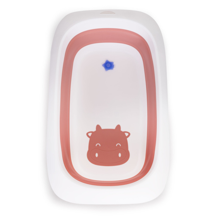 Homelux Fiecare de baie pentru copii cu scurgere pliabilă roz [5]