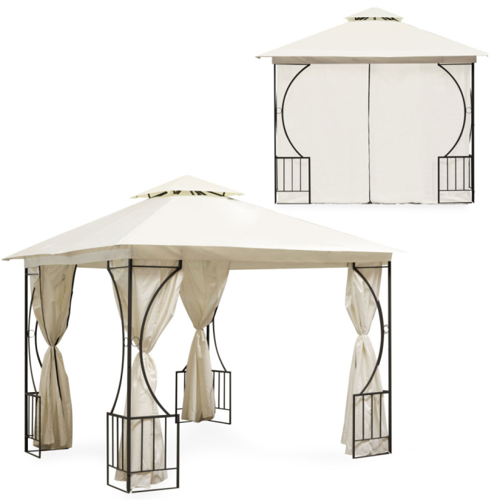 Homelux Foișor de grădină 3x3 m bej [6]