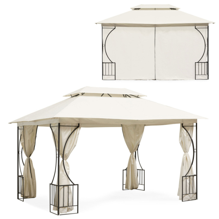 Homelux Foișor de grădină 3x4 m bej [8]