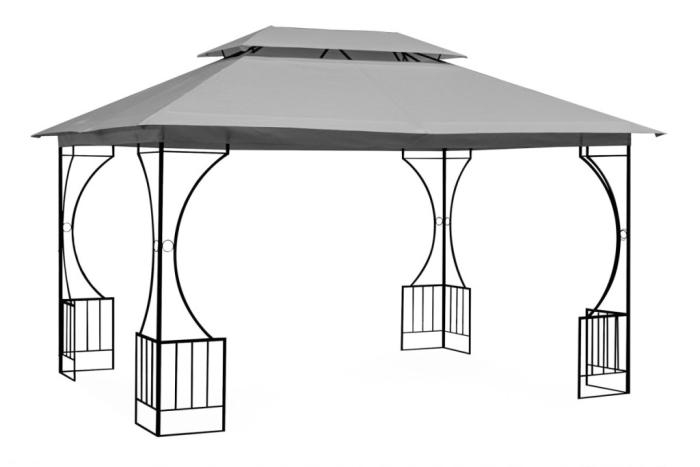 Homelux Foișor de grădină 3x4 m gri [2]