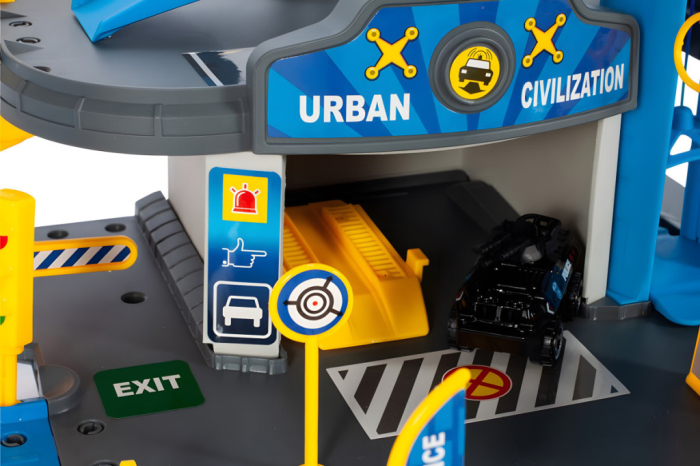 Homelux Garaj de poliție cu 3 etaje cu lift, 74 de unități [3]