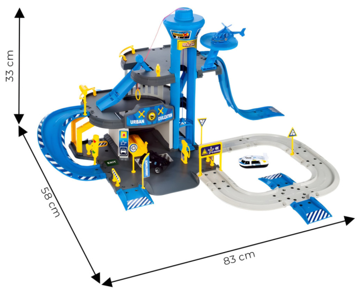 Homelux Garaj de poliție cu 3 etaje cu lift, 74 de unități [10]