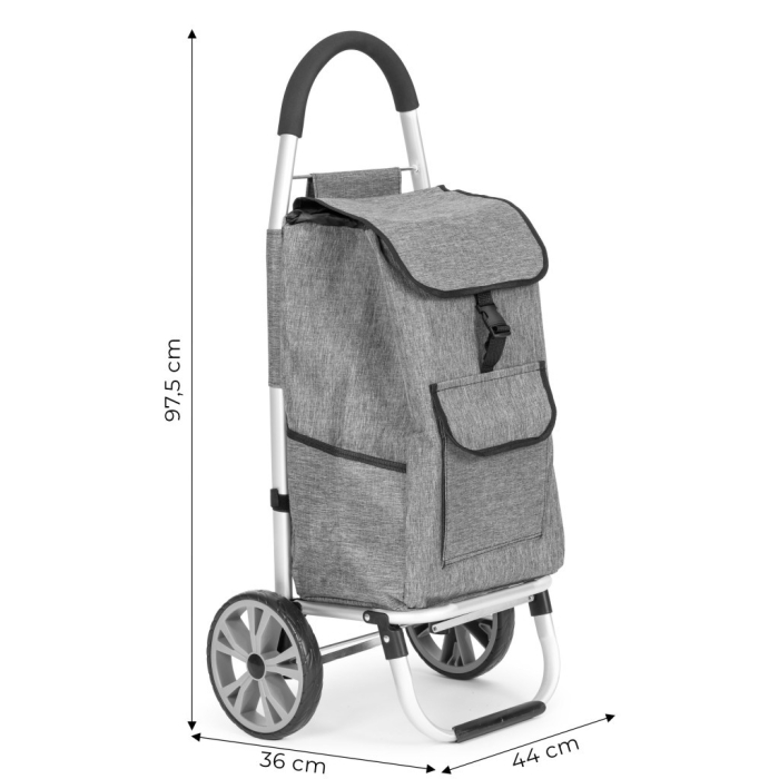 Homelux Geantă de cumpărături Roll 33 litri, roată mare [10]