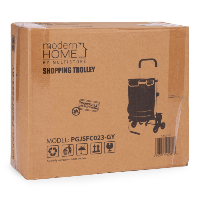 Homelux Geantă de cumpărături rulabilă 30 litri, triciclu, pliabilă [9]