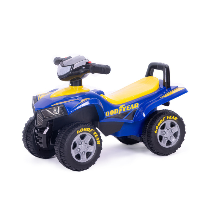 Homelux Goodyear quad ride-on ride-on masina mica interactiv volan sunete albastru [6]