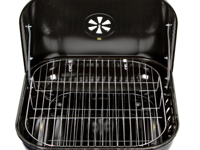 Homelux Grătar de grădină cu rol și capac cu deschidere [6]