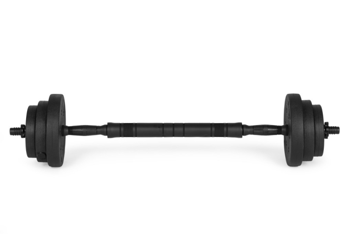 Homelux Haltere reglabile 2x10 kg set de haltere cu bară de 20 kg [4]