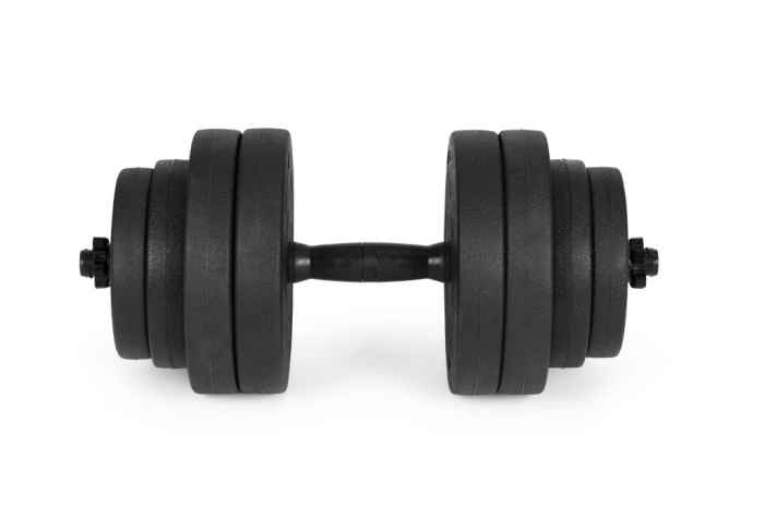 Homelux Haltere reglabile 2x15 kg set de antrenament cu halteră de 30 kg [4]