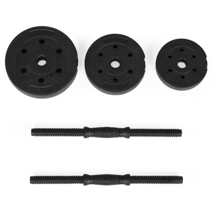 Homelux Haltere reglabile 2x15 kg set de antrenament cu halteră de 30 kg [7]