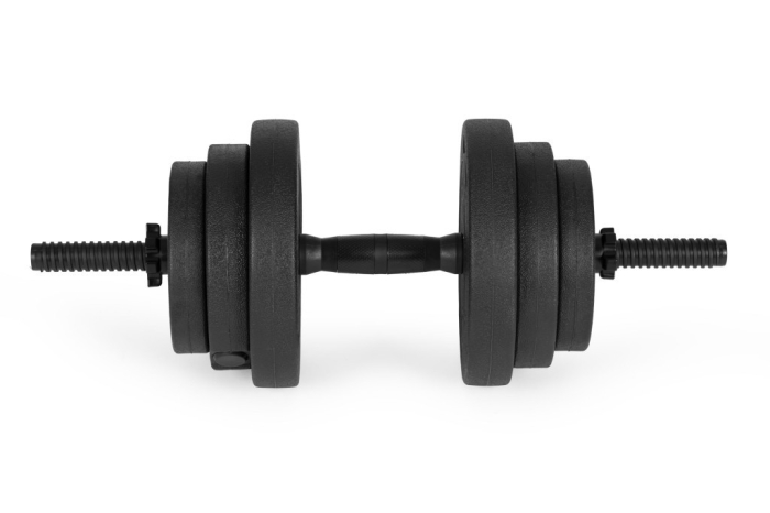 Homelux Haltere reglabile 2x20 kg set de haltere cu bară de 40 kg și barbell [3]