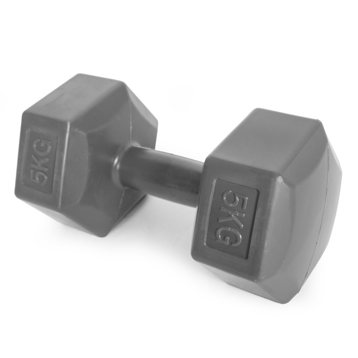 Homelux Hex barbell set 2x5 kg gri [2]