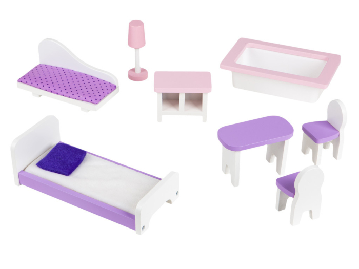 Homelux Jagodowa Residence casă de păpuși din lemn cu mobilier [7]