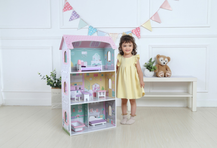 Homelux Jagodowa Residence casă de păpuși din lemn cu mobilier [8]