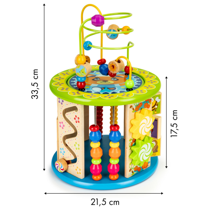 Homelux Jucărie educativă multifuncțională Montessori din lemn [5]