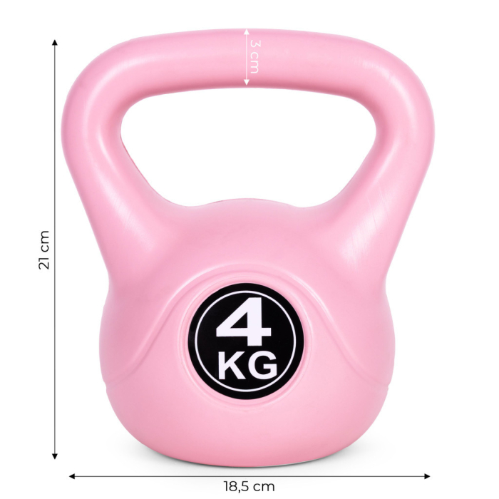 Homelux Kettlebell 4 kg roz [9]