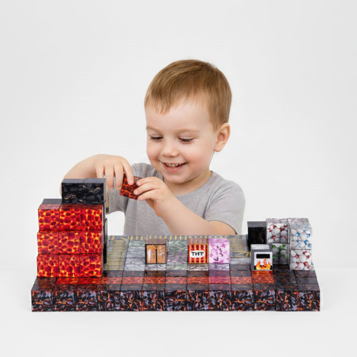 Homelux Lava World set de blocuri de construcție magnetice 160 piese [6]