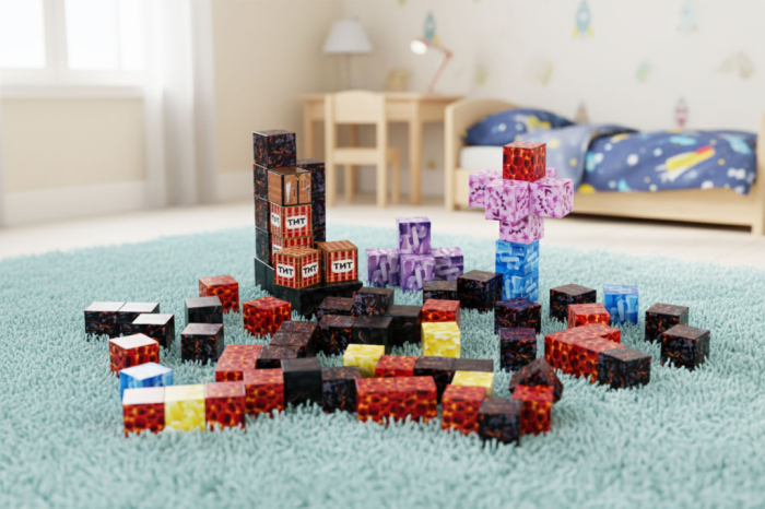 Homelux Lava World set de blocuri de construcție magnetice 86 piese [7]