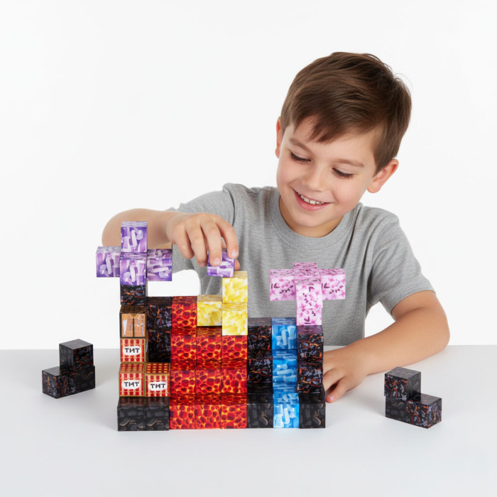 Homelux Lava World set de blocuri de construcție magnetice 86 piese [5]