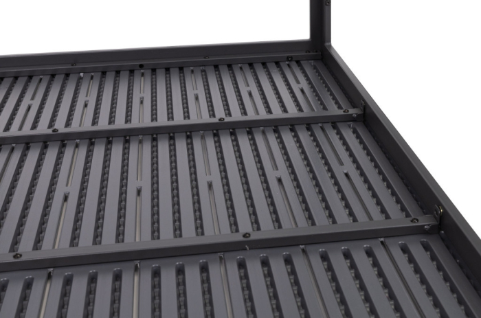 Homelux Masă de grădină cu 6 locuri 156x78 cm polywood gri [4]