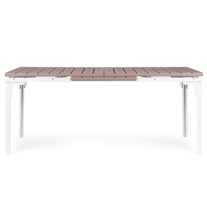 Homelux Masă de grădină extensibilă 180-240 cm pentru 12 persoane, bej [3]