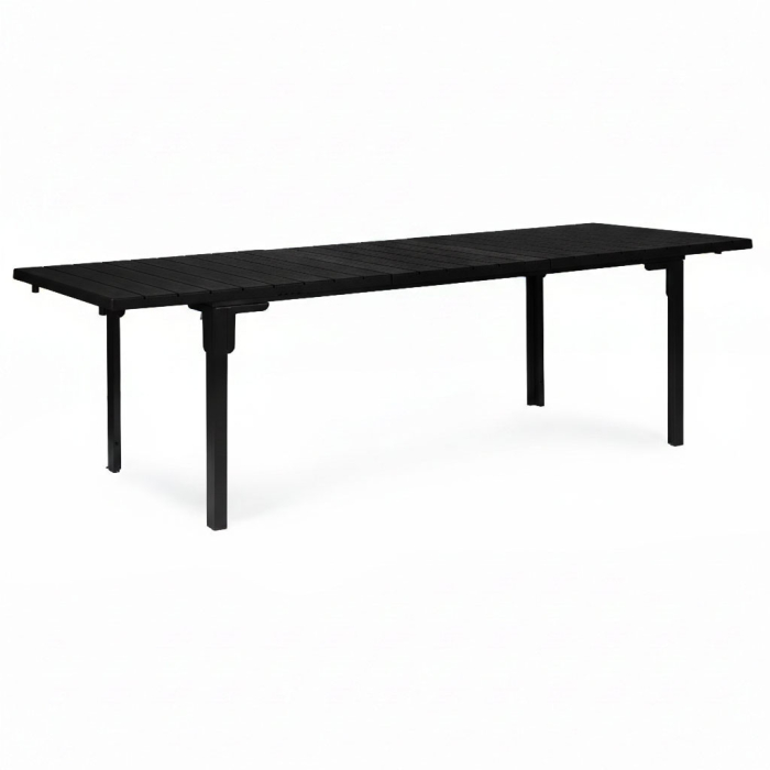 Homelux Masă de grădină extensibilă 180-240 cm pentru 12 persoane, negru [6]