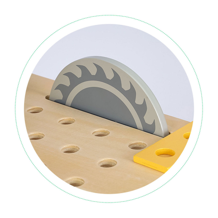 Homelux Masă DIY din lemn cu unelte și tablă 47 piese [9]