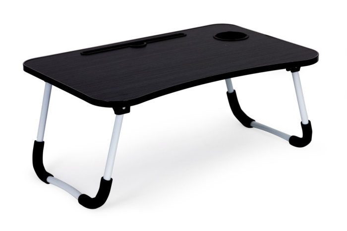 Homelux Masă pentru laptop 60x40 cm negru [3]