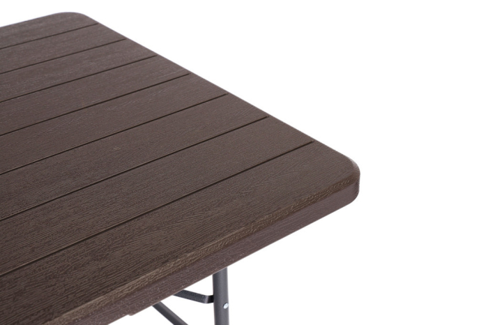 Homelux Masă pliabilă de grădină pentru banchete de catering 180 cm, maro [8]