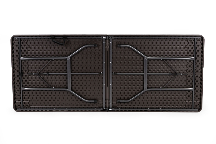 Homelux Masă pliabilă de grădină pentru banchete de catering 180 cm, maro [7]