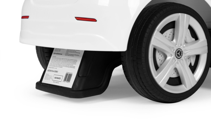 Homelux Mercedes C-Class Ride-on mașină mică cu volan interactiv cu mâner alb [6]