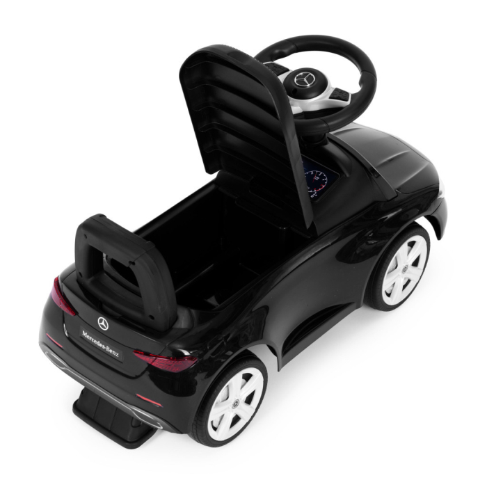 Homelux Mercedes C-Class Ride-on mașină mică interactivă Volan Sunete Negru [6]