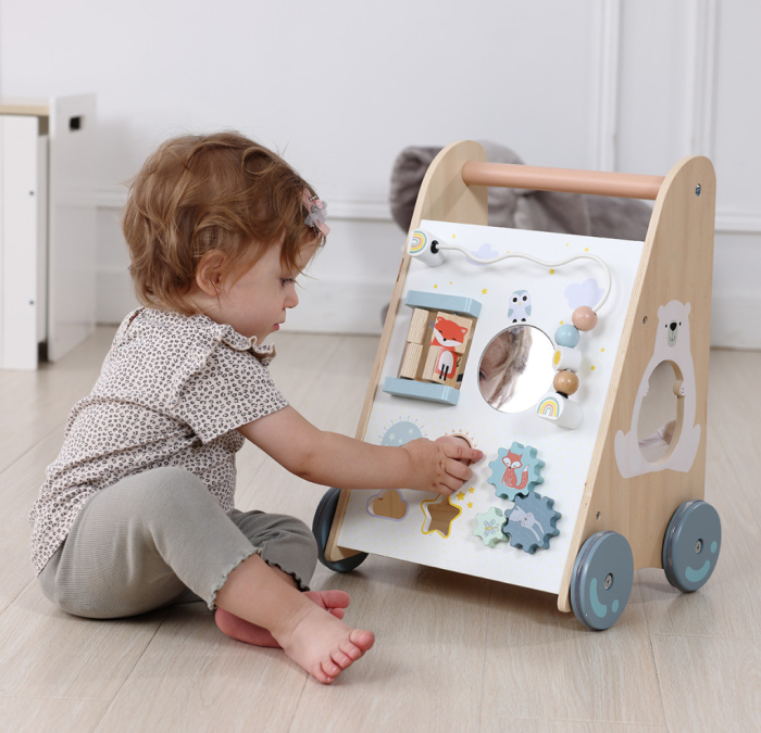 Homelux Mers de antrenament din lemn cu elemente mobile [6]