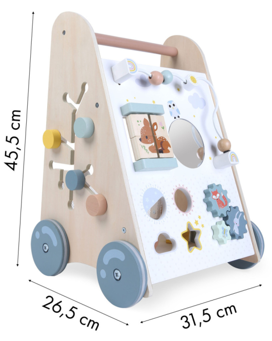 Homelux Mers de antrenament din lemn cu elemente mobile [5]