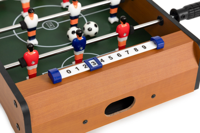 Homelux Mini foosball pentru copii cu două bile și ghidaje [3]