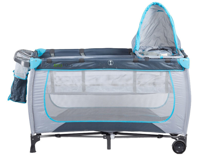 Homelux Pătuț de călătorie cu covoraș de schimb [2]