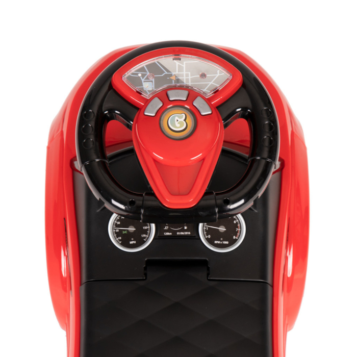 Homelux Plimbare cu mașina mică cu sunete de la 12 luni roșu [6]